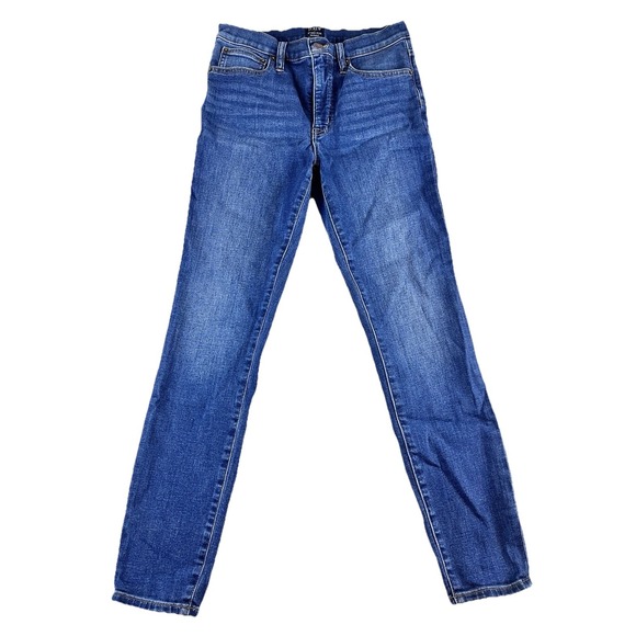 J. Crew Denim - J Crew 9 " Mid Rise Skinny  Jeans Blue Wash Size 27